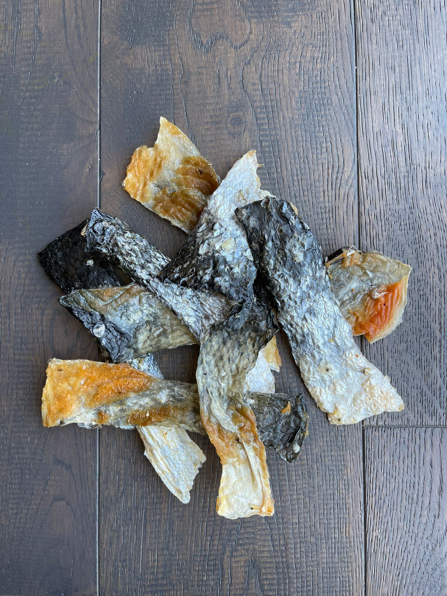 Dehydrated salmon deals skin for dogs